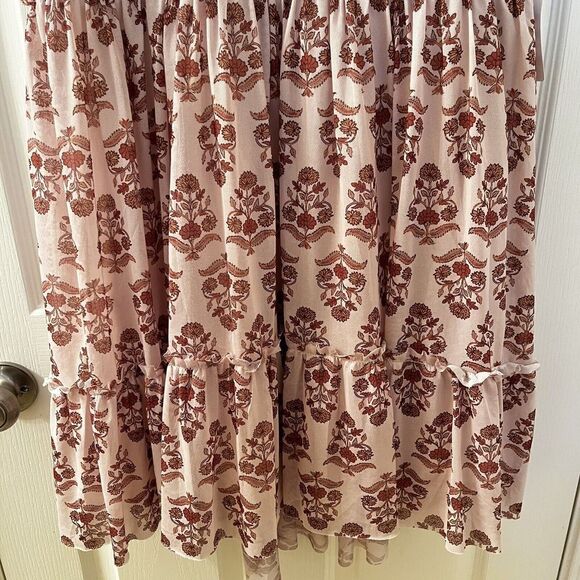 Joyfolie Mia Joy Lorelei Dress in Ecru Block Print Girls Size 14 NWT - Picture 11 of 16